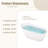 Glossy White Acrylic Bathtub - 63.4gal Immersive Bath