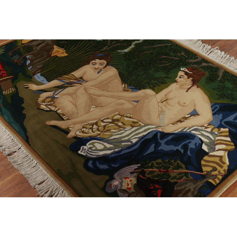 Tapis traditionnel en laine 3 x 4