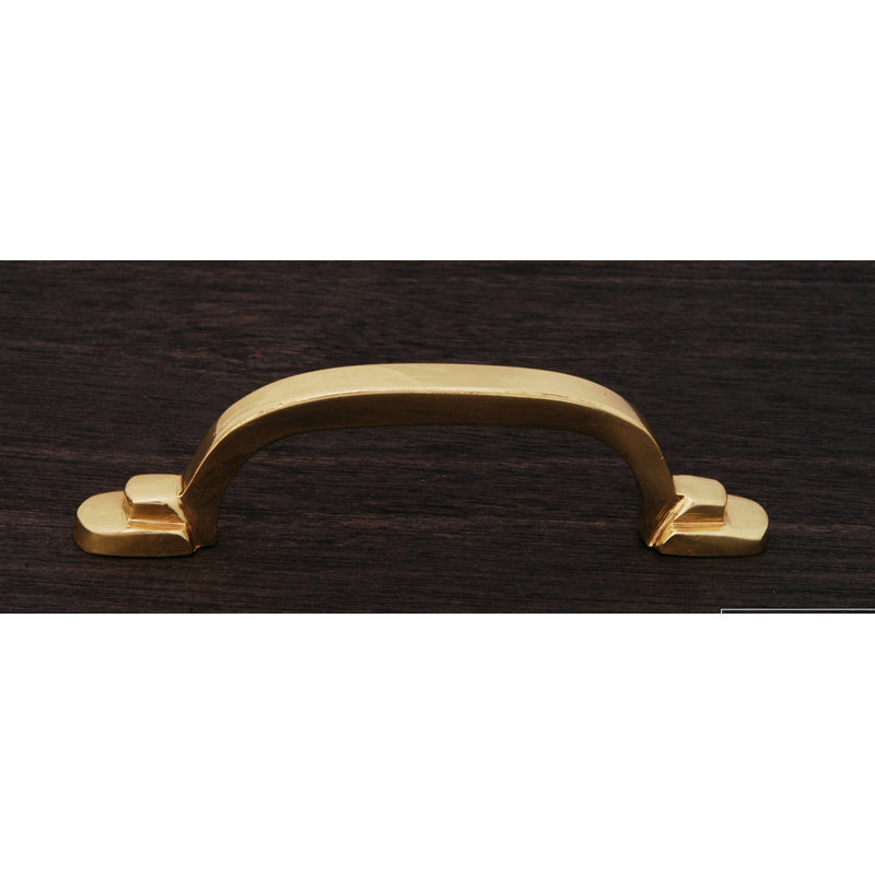 CP Series 3" Center to CenterArch Pull, Polished Brass