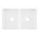 Curington 33" L Double Basin Farmhouse / Apron Kitchen Sink