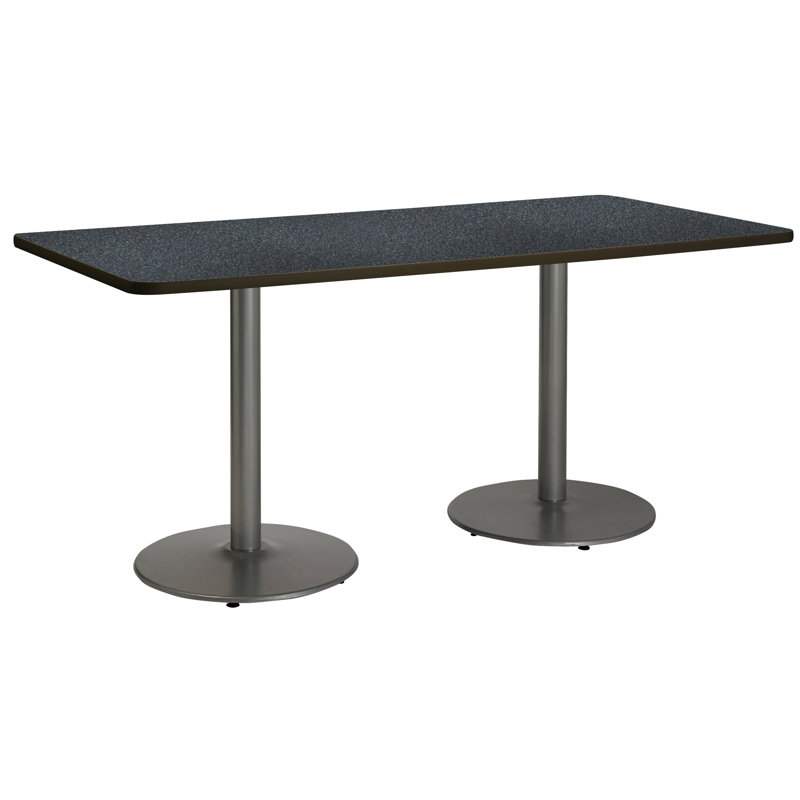 Table de salle de repos 72 "L, Graphite nebula, H 29 po x l 30 po x L 72 po