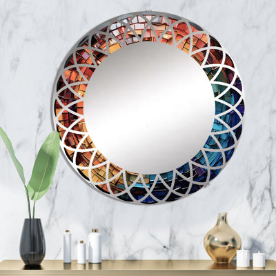 Miroir mural rond Cailinn