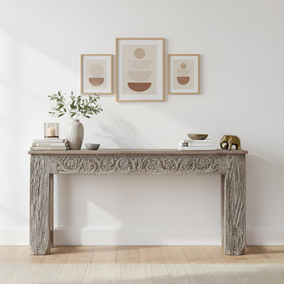 62'' Solid Wood Console Table