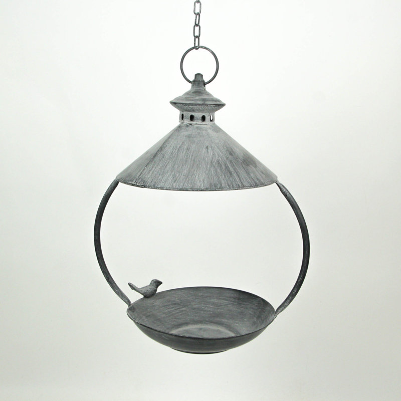 Khorin Metal Hanging Tray Bird Feeder