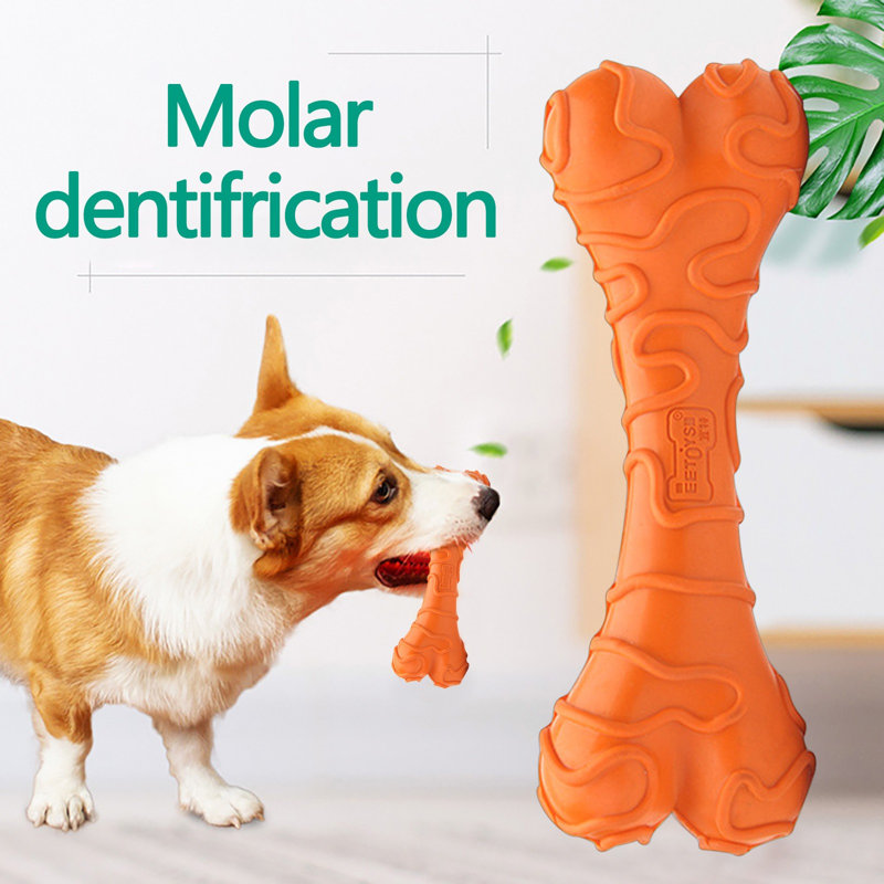 2023 Jouets pour chiens, dents en caoutchouc, os de fromage, dents propres, jouets à mâcher pour animaux.