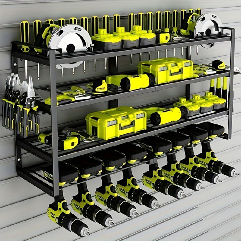 Wall Mount Tool Storage Rack