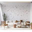Murale abstraite pelez et collez - Terrazzo classique sur fond blanc-1121698737-1114997369
