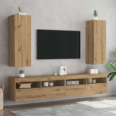 90cm H Media Shelves