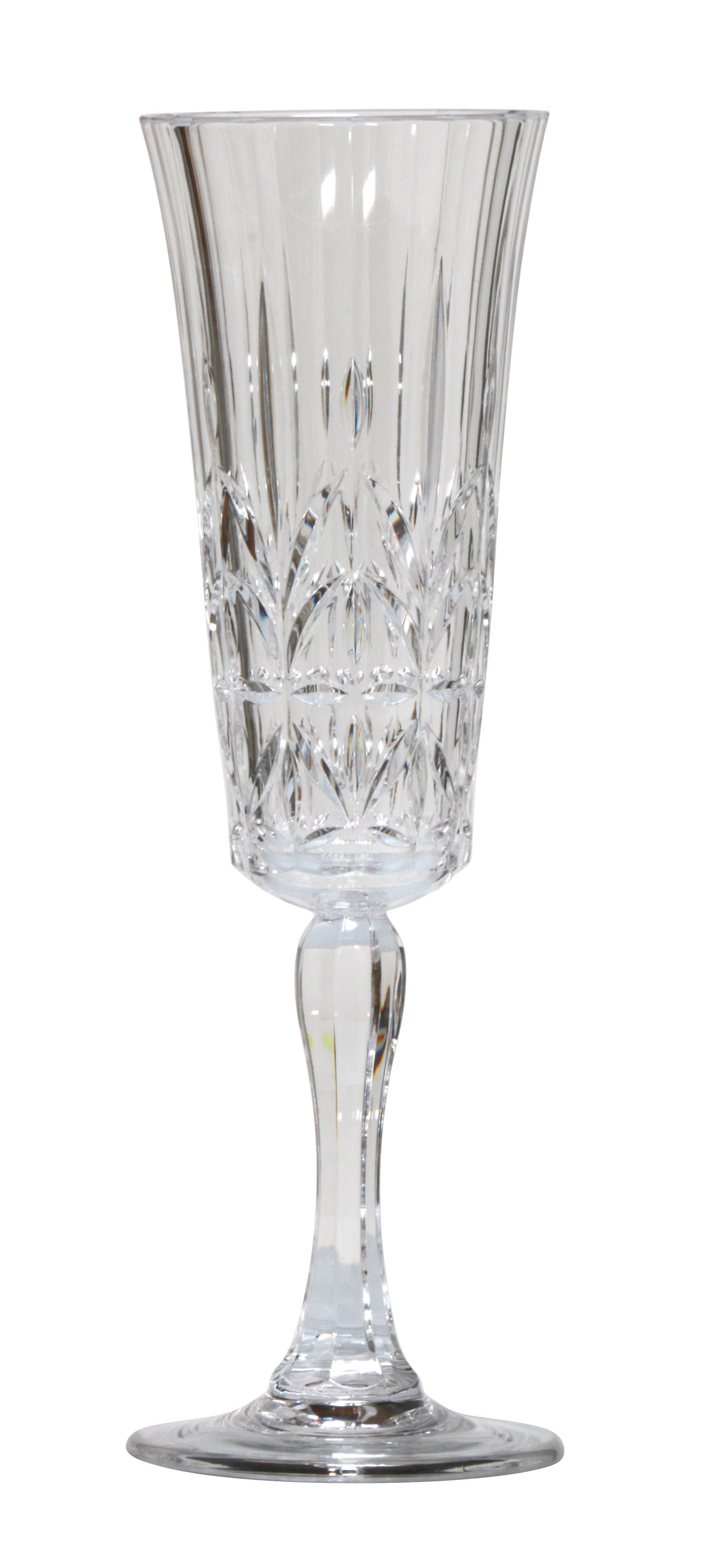 True Party 5.5 oz Plastic Champagne Flute, Set of 12 