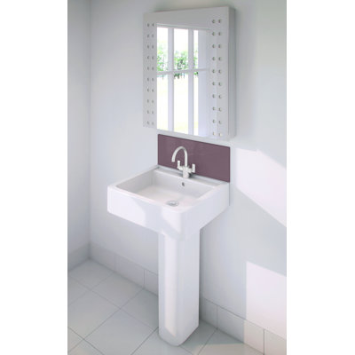 20cm W x 60cm L Glass Peel and Stick Panel