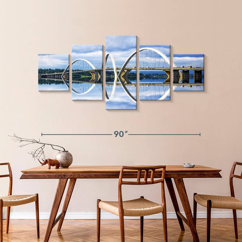 JK Arch Bridge, 42" H x 92" W