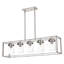 Luminaire suspendu carré / rectangulaire pour îlot de cuisine à 5 lumières Rawland-644161376-644161383