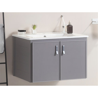 24.00'' Single Bathroom Vanity with Ceramic Top