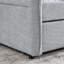 Lit de jour avec couchette Arlethea Boucle Canapé-lit rembourré pour salon, chambres d'amis et petits espaces-1784723988-1784723985