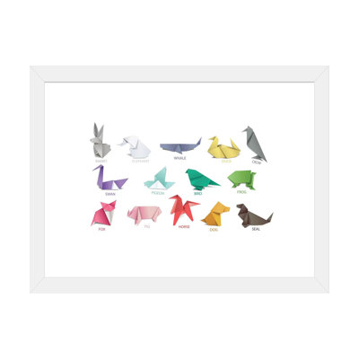 Origami, reproduction d'art graphique