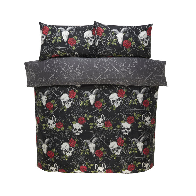 Fritsch Polyester Abstract Duvet Cover Set with Pillowcases, Double - 2 Standard Pillowcase