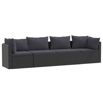 Sessa 110.2" Wide Rectangle Patio Sofa with Cushions by Ebern Designs