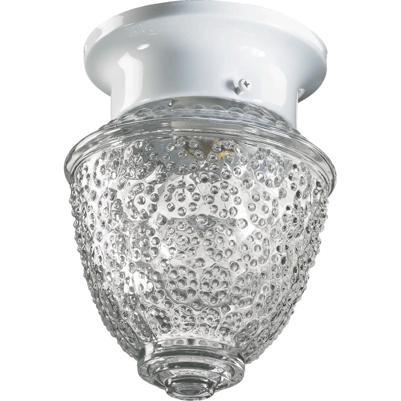 Mike Glass Flush Mount