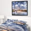 «London Skyline and River Thames», reproduction d'impression sur toile tendue-26683061