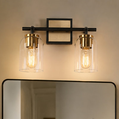 Éclairage de salle de bain à 2 lumières à intensité variable Hazella