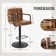 Penacook Swivel Adjustable Height Bar Stool
