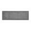 100% coton touffeté 3000 g / m² tapis de bain réversible gris anthracite 21 po x 34 po