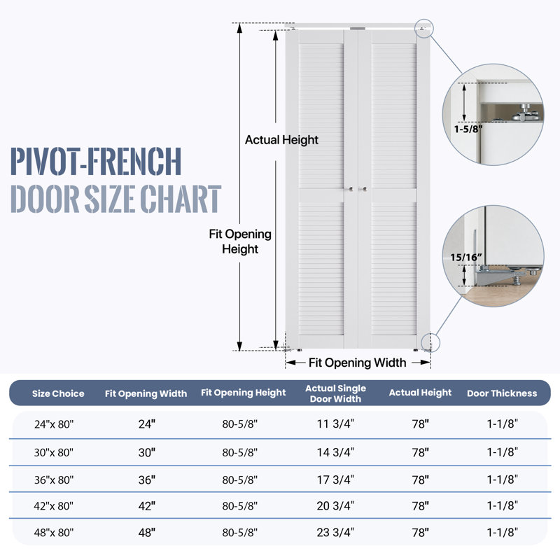 Portes de grange doubles en verre givré 1-Lite avec ensemble de quincaillerie d'installation, L 80 po x H 84 po