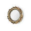 Eris Round Brass Mirror