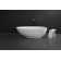 Kingston Brass Arcticstone 67-Inch Solid Surface Egg Shaped Double Ended Freestanding Tub with Drain