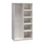 Armoire très large modulaire de style Suite avec tablettes ouvertes pour des solutions de rangement personnalisables et polyvalentes