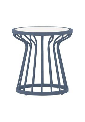 Table d'appoint extérieure 19,75 po Kali, Bleu