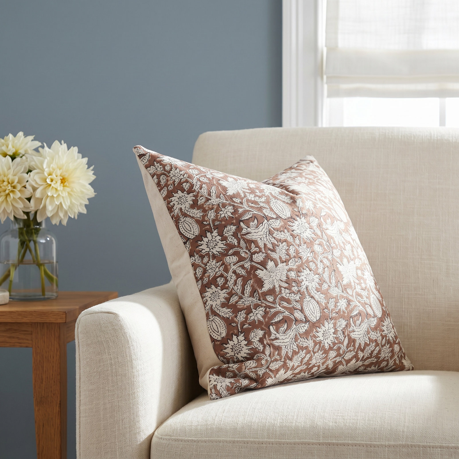 Wilford Cotton Pillow Cover, 16" x 16"