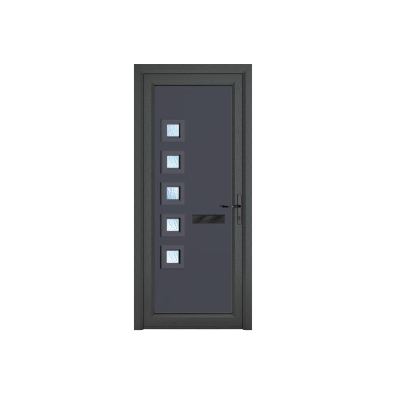 Crystal Direct Textured Glass Finish Polyvinyl Chloride (PVC) Prehung Door, Left 