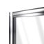 DreamLine Flex P 32 po x l 60 po x H 74 3/4 po Porte de douche pivotante semi-sans cadre en chrome avec base de douche à drain à gauche-135640541-135640545-135926661