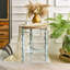 Table basse décorative en bois sculpté Accent