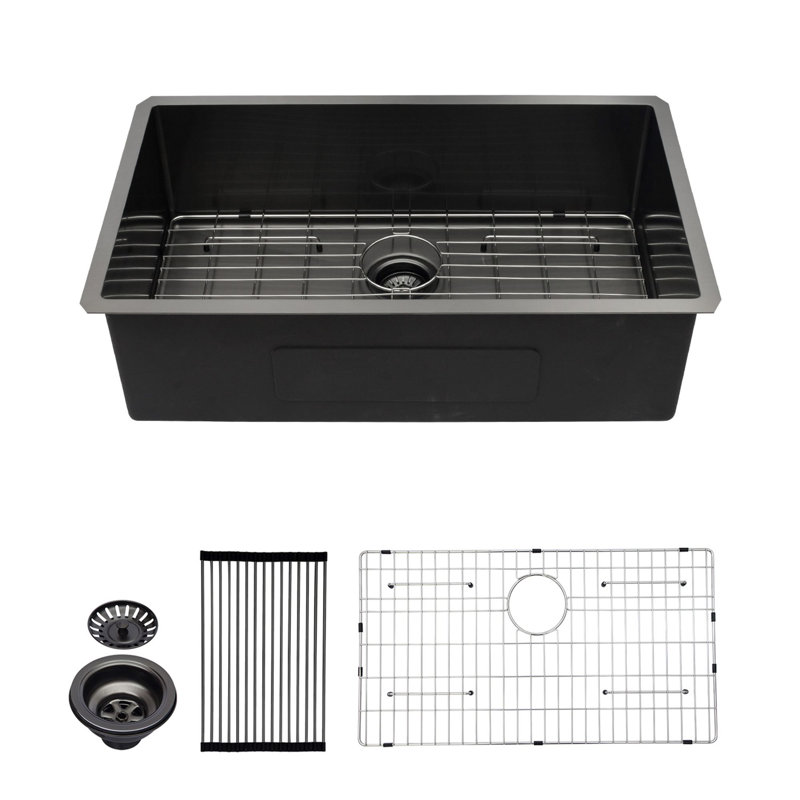 33'' L Single Bowl Stainless Steel Kitchen Sink