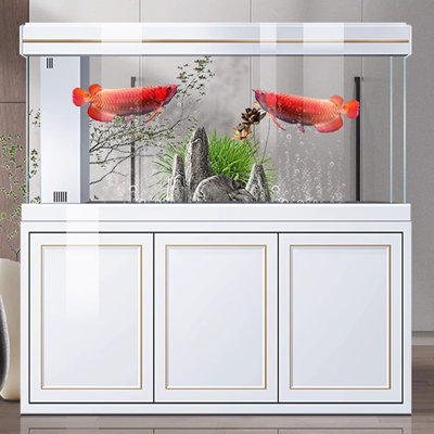 99-118 Gallon Glass+Aluminum Modern Eco Aquarium Tank
