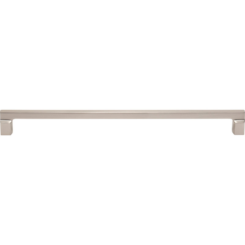 Reeves 12" Center To Center Bar Pull, Brushed Nickel, 18"