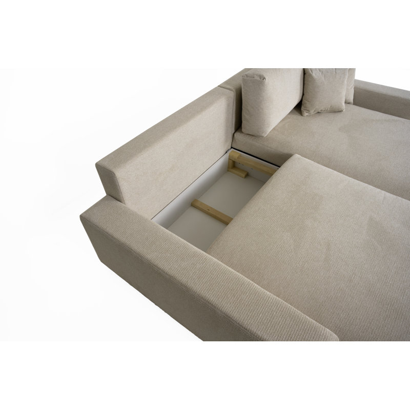 4 Seater Sofa Bed, Right Hand Facing