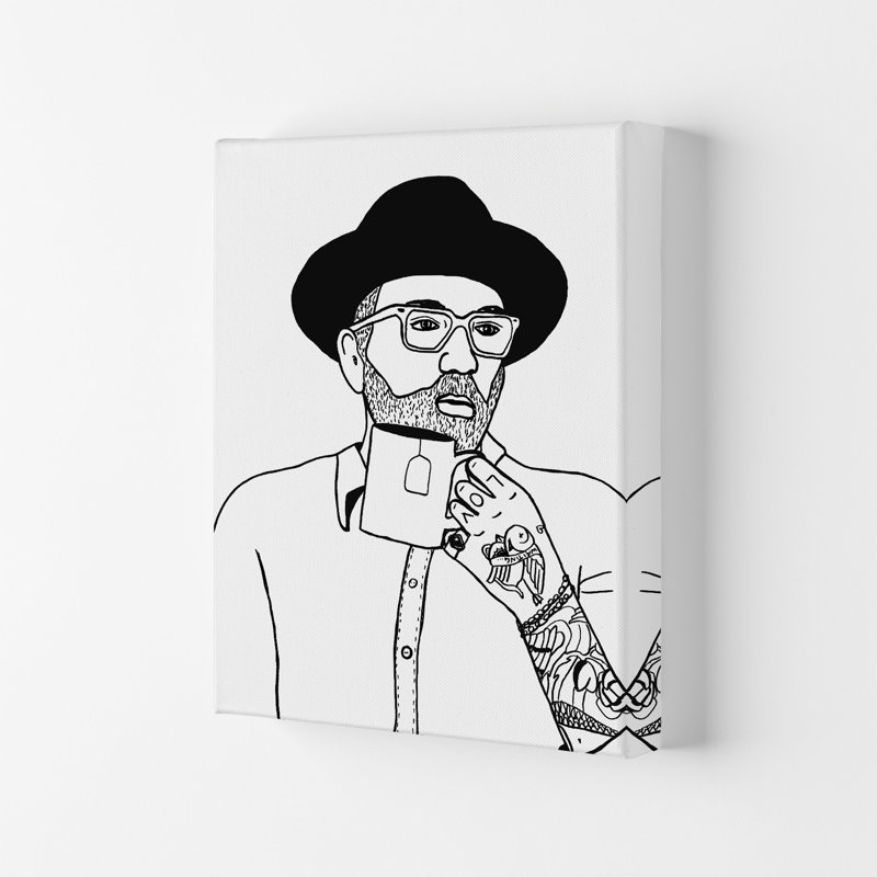 Dallas Green 1 Piece Wrapped Canvas Wall Art, 29.7cm H x 21cm W x 4cm D