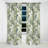 Tropical Zen Bamboo Pattern - Floral Curtain - Blackout Floral Curtain - 1 Panels-107545805