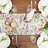 Spring Table Runner 13 x 120 Inch, Floral Wildflowers Decorative Rustic Farmhouse Table Decoration for Kitchen Dinning, Indoor Outdoor Dinner Party Décor
