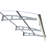 34" Polycarbonate & Aluminum Door Window Awning Canopy for Masonry Concrete Wall House Only-112160962