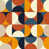 White/Orange/Taupe