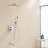 Wall Mount Shower System With Hand Shower Single Handle Shower Faucet Set Stainless Steel Shower Trim Kit With Tub Spout-120642143