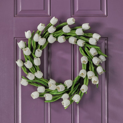 Couronne de tulipe 21 "Pu Spring