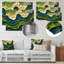 Biomorphism Earth Rhythm In Chaos VI - Art mural abstrait en métal pour salon-1097810355