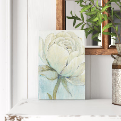 «English Rose II», peinture sur toile