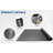 Dance Floor Mat 6x4 ft, 5mm Thick Non-Slip PVC Marley, Portable for Ballet, Jazz, with Bag, Black-128683270