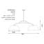 Luminaire suspendu charbon 6 lumières Lyutcho